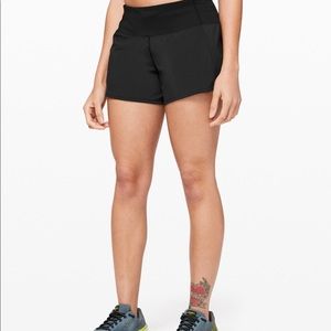 run times Lululemon shorts!!